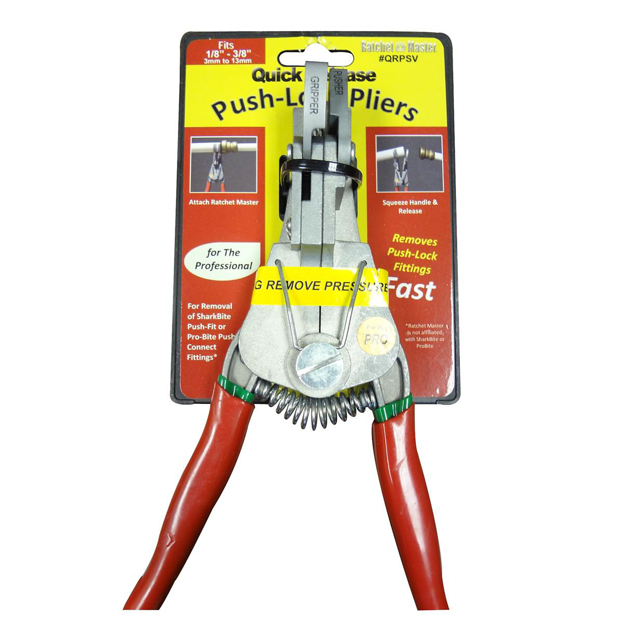 Direct Source Int. Quick Release Pliers — Small Vertical, Fits 1/8in. - 3/8in., Model# DSIQRPSV-P